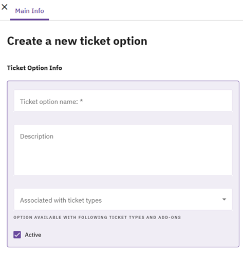 A screenshot of a ticket option AI-generated content may be incorrect.